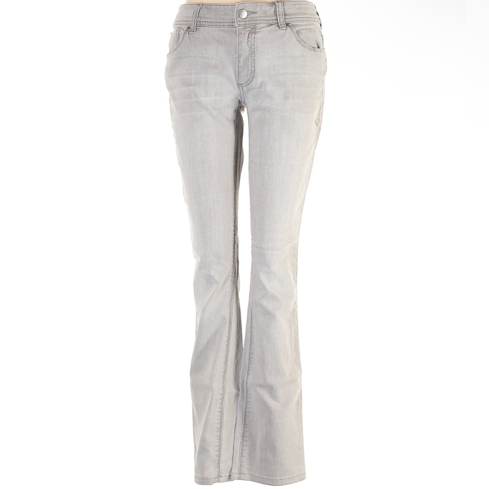 Gray Flared Pants